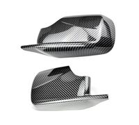 Couvercle rétroviseur porte Compatible Avec BMW Pour E46 316ti 2001 2002 2003 2004 2005 Coque De Rétroviseur Boîtier De Protection De Rétroviseur(Carbon)