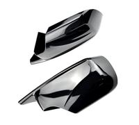 Couvercle rétroviseur porte Compatible Avec BMW Pour E46 316ti 2001 2002 2003 2004 2005 Coque De Rétroviseur Boîtier De Protection De Rétroviseur(Black)
