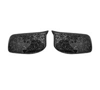 Couvercle Rétroviseur Porte Droite Pour BMW Série 5 E60 E61 E63 E64 2004-2008 520i 525i 528i 528xi 530i Aspect Fiber Carbone Noir Rétroviseur Latéral Couvercles 2ps(Forged Carbon Look)