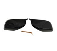 Couvercle Rétroviseur Porte Droite Pour BMW Série 5 E60 E61 E63 E64 2004-2008 520i 525i 528i 528xi 530i Aspect Fiber Carbone Noir Rétroviseur Latéral Couvercles 2ps(Carbon fiber pattern)