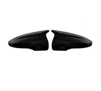 couvercle rétroviseur porte Lot De 2 Coques De Rétroviseurs Latéraux De Style M Pour VW Pour Jetta MK6 Pour Passat B7 Pour Scirocco Pour Beetle CC Pour Eos(Gloss Black)