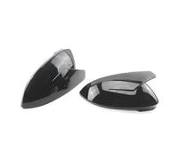 couvercle rétroviseur porte Lot De 2 Coques De Rétroviseurs Latéraux Style Sport Noir Brillant Pour VW Pour Golf 8 MK8 VIII 8R R Pour GTI Pour GTE Pour GTD 2020-2025