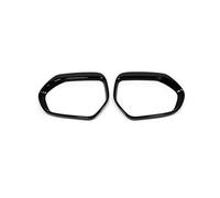 couvercle rétroviseur porte Lot De 2 Protections De Rétroviseurs Latéraux Cadre De Modification Sourcils De Pluie Pour Toyota Pour Corolla Pour Camry XV80 2024(Le noir)