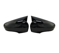 Couvercle rétroviseur Pour Clio 4 IV 2012-2020 Voiture Accessoires RS GT Brillant Piano Noir Tuning Auto Sport Chauve-souris Conception Chauve-souris Rétroviseurs porte (Couleur : Bright black)