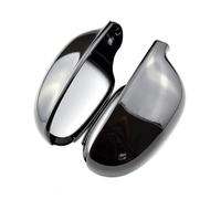 Couvercle rétroviseur Pour VW Pour GOLF 5 V MK5 GTI Pour Jetta Pour Passat B5.5 B6 Pour EOS Pour Sharan 2PC Noir Côté Aile Rétroviseur Couverture(Noir)