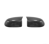 Couvercle Rétroviseur Texture pour BMW X5 X6 G05 G06 Couvercle | Matériau ABS pour robuste, finition piano élégante, compatible X3 X4 G01 G02 2018-2024, installation (carbon fiber texture)