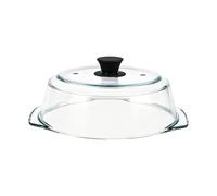Couvercle réutilisable transparent pour micro-ondes avec poignée en | Couvercle anti-éclaboussures en verre pour four, bols, assiettes, chauffage, cuisson à la vapeur, légumes, aliments
