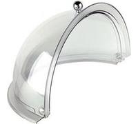 Couvercle Roll Top rond en polycarbonate D : 380x200 mm G