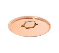 Couvercle. rond cuivre-inox anse laiton ø12