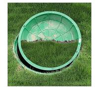 Couvercle rond portable en résine invisible et esthétique pour l'intégration de l'herbe de paysage, parfait pour les espaces extérieurs et les projets de jardin