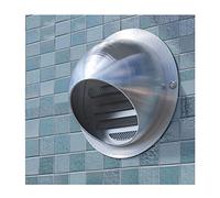 couvercle rond pour sèche-linge, Grille d'aération murale ronde en acier inoxydable avec grille intégrée, disponible plusieurs tailles(2.8in/70mm)