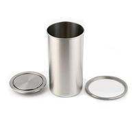 Couvercle Rond pour trémie à déchets de Plan de Travail en Acier Inoxydable 304. Rabat basculant Auto-fermant intégré. Broyeur encastré pour Cuisine, Bureau et Restaurant.(430 Material)