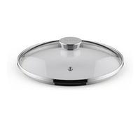 Couvercle Salvaspazio 28 cm en verre - Lagostina - Argent - Verre verre transparent G