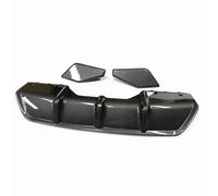 Couvercle Séparateur Lèvre Diffuseur Pare-Chocs Arrière Voiture Becquet Garniture pour X6 F16 2015 2016 2017 2018 Plaque Moulage D'échappement(Carbon Fiber Look)