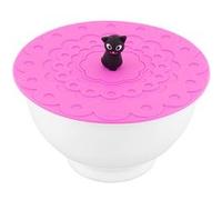 Couvercle silicone pour bol - Bienauchaud / Bienaufroid XL 15 cm Chat noir - Pylones Chat noir G