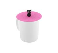 Couvercle silicone pour mug - Bienauchaud 10 cm Chat noir -