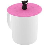 Couvercle silicone pour mug - Bienauchaud 10 cm Chat noir - Pylones Chat noir G