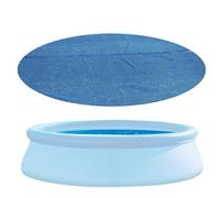 Couvercle solaire pour piscine hors sol, couvercle de la piscine thermique, couverture thermique d'économie d'énergie pliable, bâche de piscine PE pour imperméable et épreuve de poussière, 6 pi / 8 pi