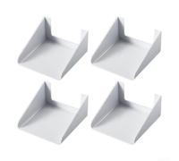 Couvercle Sonnette Fil ABS Étanche Lot de 4 Couvercle Sonnette | Compatible capteurs pour empreintes, contrôle accès, diverses sonnettes, design , montage mural