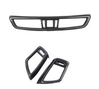 Couvercle Sortie Ventilation Climatisation Pour Nissan Pour Qashqai J11 | Pour X-trail pour Xtrail T32 2014-2020 Tableau de bord de voiture(3PCS Carbon fiber)