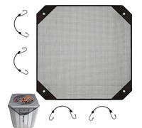 Couvercle supérieur de l'unité CA - Mesh Protective Shield pour climatiseurs extérieurs | Garde de couverture décorative imperméable pour le climat d'hiver, unité de patio, systèmes dans la cour