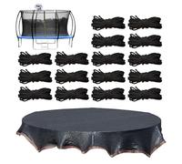 Couvercle Supérieur De Trampoline - Filet De Parasites Sur Le Dessus Du Trampoline | Accessoires Sportifs Extérieurs Avec Conception Résistante Aux Intempéries | Tarp En Mailles Pour Pelouse Patio Bac