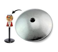 Couvercle supérieur en métal pour machine à sucre classique Bubble Gum & Candy Machine classique, couvercle supérieur en métal pour distributeurs automatiques Gumball Bouchon supérieur en métal haut de gamme compatible avec toutes les machines à gomme Titan Classic