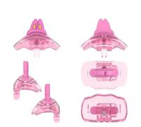 Couvercle Supérieur pour Tamagotchi Paradise Protection d'écran,Façade de Remplacement, Protection Transparente pour Console de Jeux pour Tamagotchi Paradise,3*2*1CM (Pink Ears)