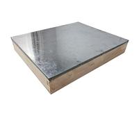 Couvercle télescopique pour ruche d'abeille avec couvercle galvanisé (8 cadres). Couvercle supérieur de ruche à 8 cadres (design de toit). Pas de rouille, empêche la pluie d'entrer dans votre ruche.