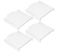 Couvercle Transparent de Protection 4 Pièces pour Bouton Poussoir | Plastique Clair, Installation Rapide, Visibilité Conservée, pour Stations Manuelles et Zones Résidentielles