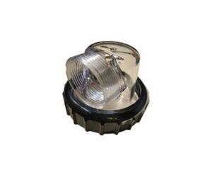 Couvercle transparent + écrou préfiltre pompe PP