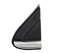 Couvercle triangle du rétroviseur de la voiture CheoTiME, Couvercle triangle du coin du miroir noir ABS, Panneau de garniture du triangle du rétroviseur côté Porte pour (Gauche: 84107340)