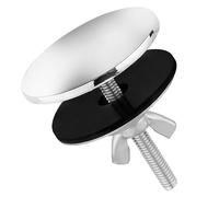 Couvercle Trou Robinet, 5cm Acier Inoxydable Couvercle de Trou de Robinet d'Évier de Cuisine Bonne Étanchéité Bouchon de Trou de Robinet d'Évier pour la Prévention des Fuites (Argent)