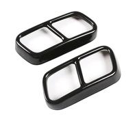 Couvercle Tuyau D'échappement 1 Paire D'embouts De Silencieux D'échappement Compatible Avec Série 7 Pour F01 2009 2010 2011 2012 2013 2014(Black 20mm)