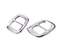 Couvercle Tuyau Silencieux 2 Pièces Cache De Sortie D'échappement Pour Voiture Accessoires Extérieurs Compatible Avec Benz Pour GLA 200 220 260 2015 2014 2015 2016 2017 2018 2019(Silver)