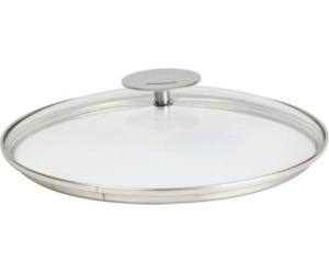 Couvercle universel CRISTEL Platine 24cm verre