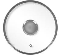 Broszio Couvercle poele Durandal Legend | Couvercle Casserole Universel avec reniflard | couvercles pour casseroles et poêles avec Bouton Isolant (20 cm)