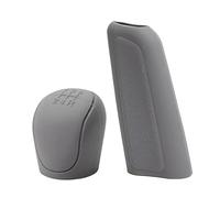 Couvercle Universel en Silicone Pommeau Levier Vitesse Couvercle Pommeau Levier Vitesse en Silicone Automobile Couvre Frein Main Silicone, Anti Dérapant, Résistante Adapté à La Plupart des Capots