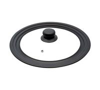 Couvercle de cuisson en verre et acier carbone pour poêles de 16/18/20 cm Elo ref 4001626 Noir G