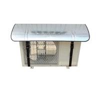 Couvercle universel for unité extérieure de climatiseur Protection solaire Couvercle d'unité extérieure Film en aluminium supérieur Couvercle de climatiseur ignifuge et isolant thermique Boucle de 3 c