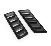 Couvercle Ventilation De Capot 2PCS Universel Voiture Prise D'air Scoop Capot Bonnet Vent Persienne Panneau De Refroidissement Garniture Ensemble Ventilation Extérieure 17X5 Inch