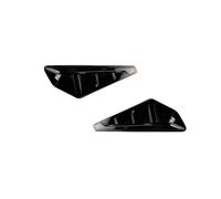 Couvercle ventilation latéral voiture pour BMW X5 G05 2019 - 2023, marque latérale garde-boue, accessoires à motif en fibre carbone écope décorative écope de capot(Black)