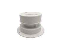 Couvercle Ventilation Toit Véhicule Récréatif en Aluminium Robuste avec Base à Tamis Intégré pour Évacuation Plomberie Adapté aux et aux Camping Cars, Blanc, 1 Pièce/Ensemble