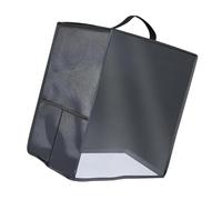 Couvercle ventilé pour machine à glace avec panneau avant en PVC transparent pour une visualisation facile de la saleté