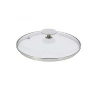 De Buyer - Couvercle en verre avec pontet en inox - Diamètre 24 cm -