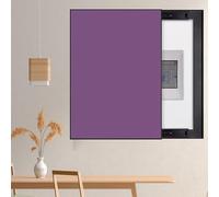 Couvercle vertical de coffre-fort mural for boîte de dérivation électrique décorative, for fusibles intérieurs de tableau électrique mural.(Purple,50x60cm(19 3/4x23 5/8))