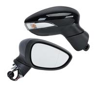 CouvercleRétroviseur Latéral D'aile Porte À 8 Fils, Pour Ford, Pour Fiesta Mk7 2013 - 2017, Chauffage Avec Clignotant, Assemblage Pliable Automatique Rétroviseur Porte Ensemble(L+R)