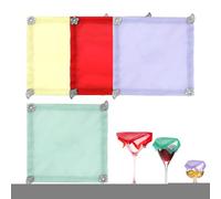 Couvercles À Lestage Pour Verres À Vin | 4 Pièces Protège Verres Réutilisables Avec Charm,Pour Réunions Maison Mariage Pique-Nique Restaurant Extérieur Barbecue