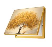 Couvercles Boîte À Compteurs Décoratifs Ouvert vers Haut Peinture Décorative Boîte Compteur Cache Tableau Electrique Salonn(B,50x40cm)