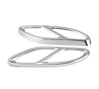 Couvercles Couvercle du tuyau d'échappement -1 paire de cache-tuyaux d'échappement pour noir pour Mercedes Benz GLC Classe E C207 Coupé 14-17 (Couleur : Argent)